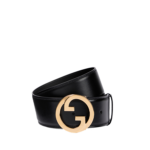 Gucci Leather Belt with Interlocking G