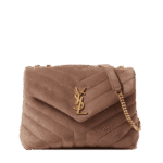 YSL Loulou Quilted Brown