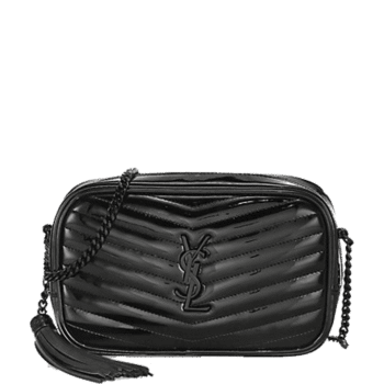 YSL Loulou Camera Bag Black Patent
