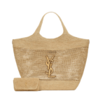 YSL ICARE RAFFIA TOTE